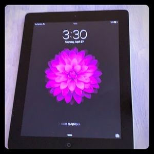 iPad, works very well, no cracks or anything